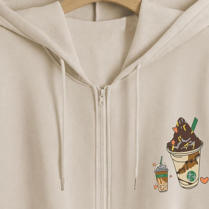 Women's Solid Zipper Hooded Sweatshirt | Zip Up (Hoodie) for Women's |